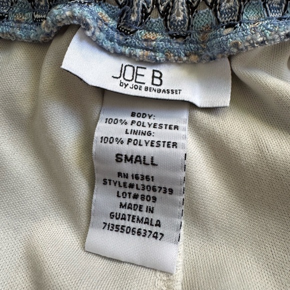 Flared Multicolor Knit Pants Blue Navy Cream Boho Summer Lounge Pants Only - Picture 6 of 7